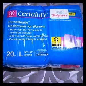 Womans ready underware size large